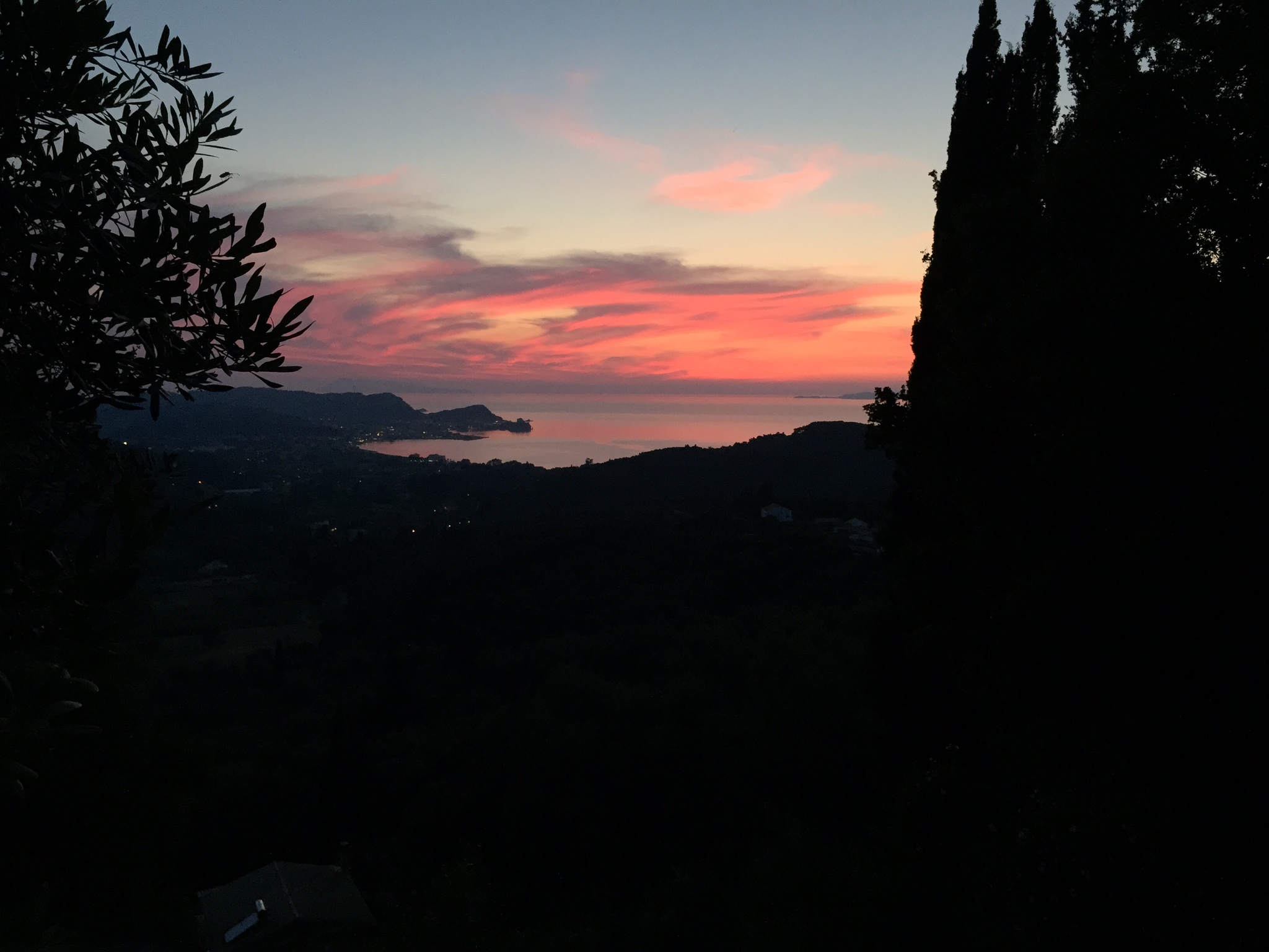 Mein schönster Sonnenuntergang auf Korfu 2015